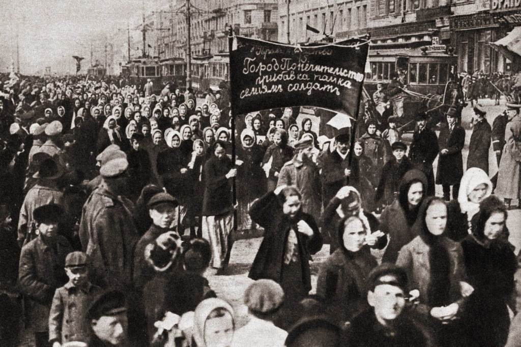 Russian protest International Women's Day